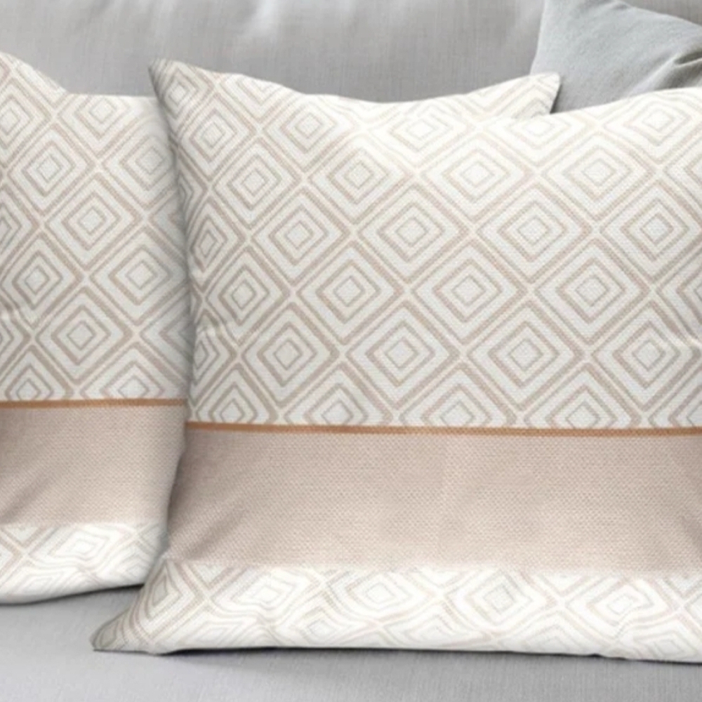 Geometric Pattern Throw Pillows